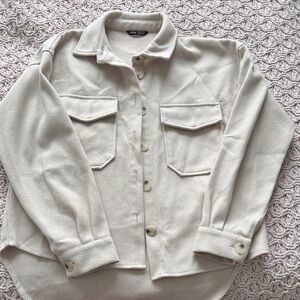 SHEIN Cream Casual Jacket